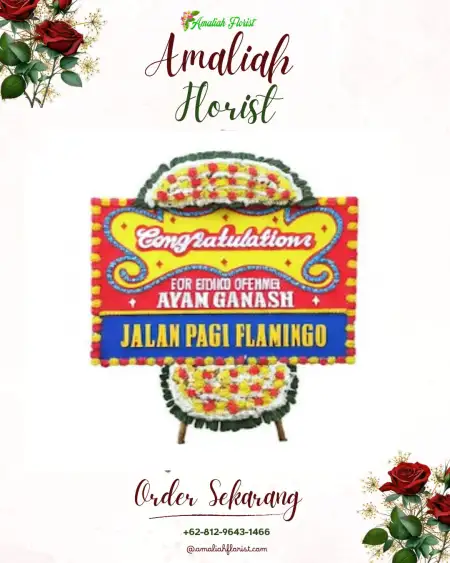 Sewa Papan Bunga Hative Kecil