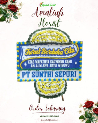 Papan Bunga Duka di Hative Kecil